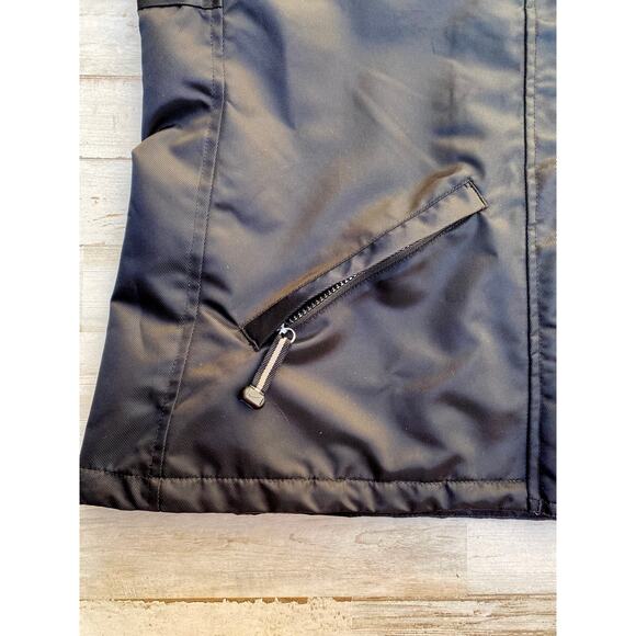 NIKE WOMENS BLACK STORM JACKET MESH LINED WIND FLAP SZ XL C100217 - Picture 6 of 10